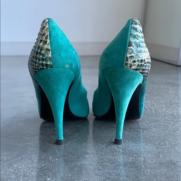 Mary Popps Vintage Green Pumps - Picture 6 of 8